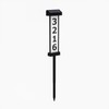 CTOL Solar Address Sign - Double-Sided LED Illuminated House Numbers,