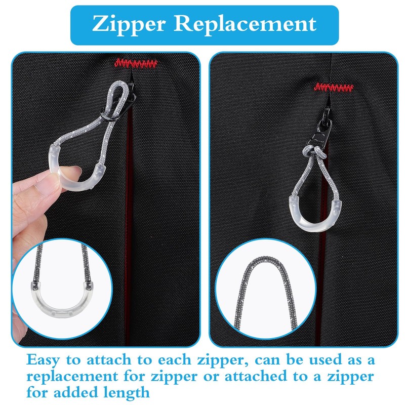 Glow in The Dark Zipper Pulls 20Pcs, Replacement Zipper Pulls,