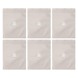 Marna Marna K766BE Bread Freezer Bags, Beige, Set of 6