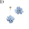 DANA BURTON Freesia Unbalance Dangle Earring 1ea, Color:Lavender