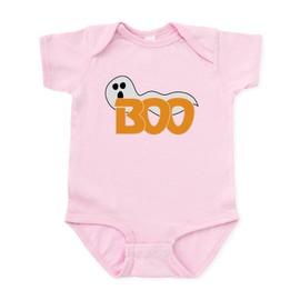 CafePress Boo Infant Bodysuit Cute Infant Bodysuit Baby Romper Petal Pink