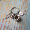 liduola Small Cremation Urn Keepsake Keychain for Ashes Mini Memorial