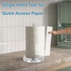 Paper Towel Holder with Damping Effect Stainless Steel Punch Free