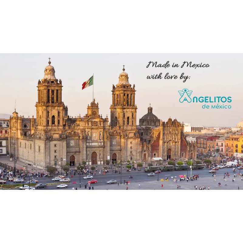 Angelitos de Mexico Virgen de Guadalupe Candle Prayer Our Lady