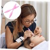 FOMIYES 2pcs Eyebrow Tweezers Double Ends Stainless Steel Tweezers Makeup