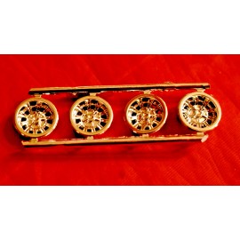 AMT Shelby 10 Spoke Deep Dish Wheels 1/25