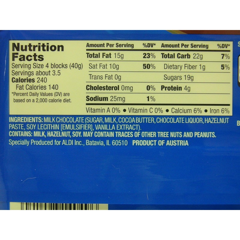 Choceur Milk Chocolate 5.29 oz Bar (5 Pack)