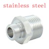 Hsmhose Rv Faucet Adapter,Stainless Steel 1/2" NPT to 3/8" Compression