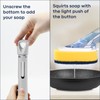 Dish Brush with Soap Dispenser Storage Set with 2 PCS