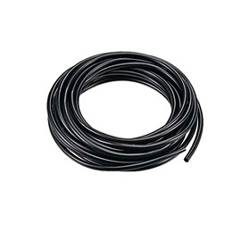 KafTon PVC Sleeving Electrical Wire Cable Earth Green and Yellow Blue Brown Black (4mm, Black)