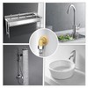 Worldwhere Wall Mount Commercial Faucet Installation kit,Brass 2 Pack Backsplash