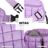 Carfond Quilted Puffer Belt Bag, Everywhere Waist Fanny Packs, Lightweight