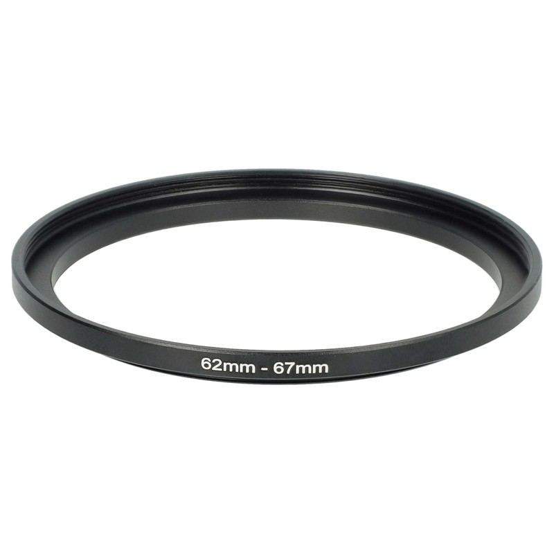 vhbw 62mm to 67mm Step Up Ring Adapter for Camera