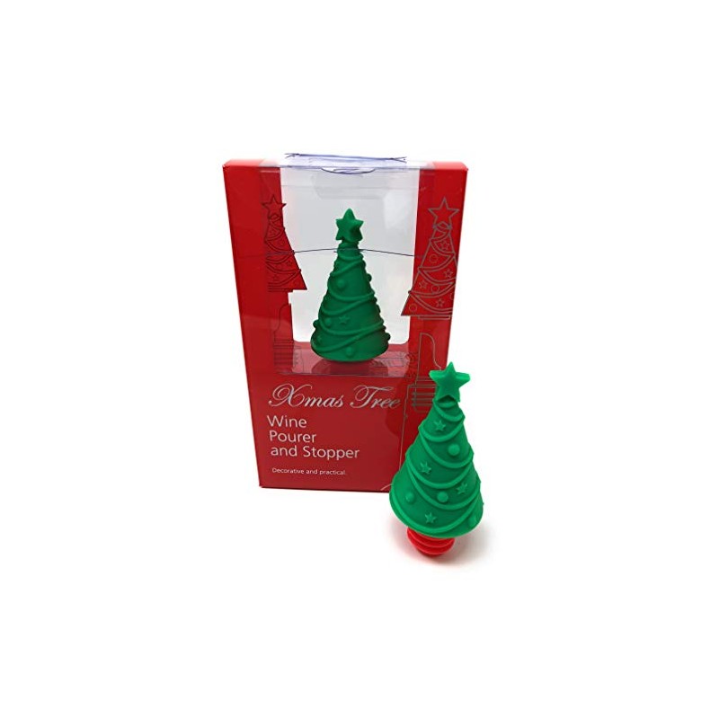 Christmas Tree Bottle Stop & Pourer