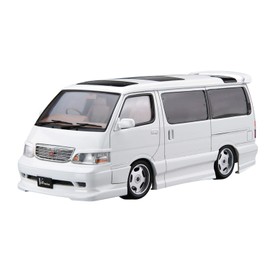 Aoshima Bunka Kyozai 1/24 The Tuned Car No. 25 Azmax KZH100 Hiace 1999 (Toyota) Plastic Model