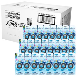 Febreze Car Air Freshener Easy Clip Sky Breeze 2.4 mL x 24 Pack P&G Professional Commercial Use