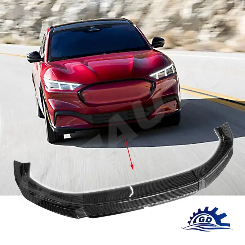 GD-AUTO Front Spoiler Lip Splitter Body Kit For 2021-2023 Mustang