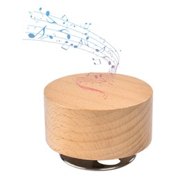 YWNYT Rotating Music Box, Wooden Mechanical Music Box, Desktop Decoration, Wooden Base, Castle in the Sky Music Box, Gift for Birthday, Mother's Day, Christmas