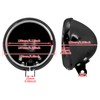 HDBUBALUS Black Motorcycle 5.75" Black Headlight Cover Housing Holder Bucket