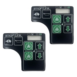 Hanfork 2Pcs Genie Control Box Decal 137636 137636GT Genie Parts Play Control Box Overlay Decal for Genie Scissor Lift GS1530 GS1532 GS1930 GS1932 GS2032