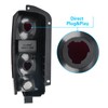 Azumka Fits for Jeep 97-01 XJ Tail Lights - Red/Smoked