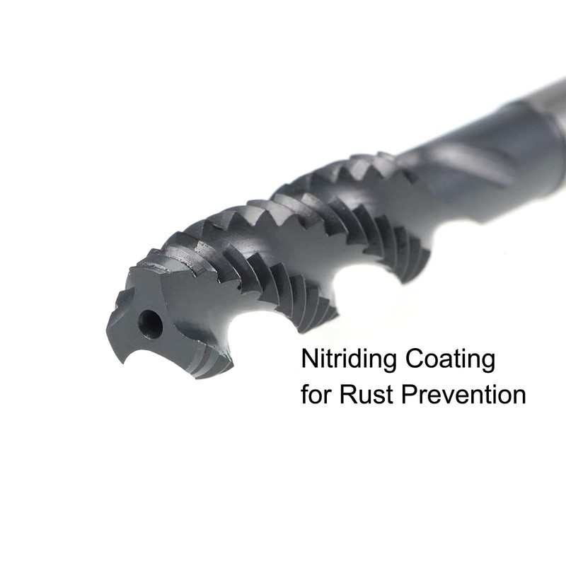 sourcing map M8 x 1.25 Spiral Flute Thread Tap, Metric