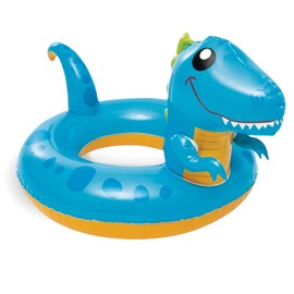 Dinosaur Inflatables Swimming Ring Rubber Rings for Kids,58cm Cute Dino Children Inflatable Swim Rings Pool Floats,Inflatable Pool Ring Toy Floaties for Boys Girls 4-8 Beach Summer Party Water Sport