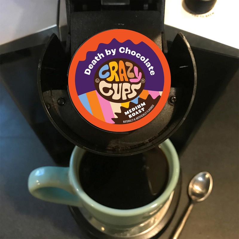 Crazy Cups Flavored Coffee Pods Variety Pack for Keurig K