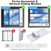 Dryer Window Vent Kit for 4 Inch Ducting, Adjustable Window