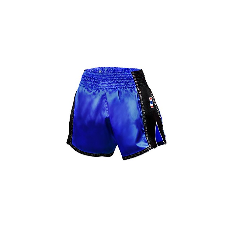 LEONE 1947, Bangkok Kick-thai Shorts, Unisex Adult, Blue, XL, AB754