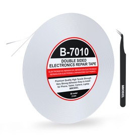 MMOBIEL 2 mm Double Sided Strong Adhesive Tape 164ft White for Smartphone Tablet repair