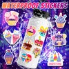 Bifarde 50Pcs Birthday Party Stickers - Vinyl Waterproof, Easy Peel