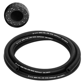 kuosbiu Manguera de combustible de 5/16 pulgadas, SAE 30R10 5 pies, 300 PSI sumergible de alta presión para motores de sistemas de combustible automotrices
