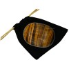 Tiger Eye Crystal Palm Stone