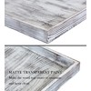 Gurfuy Extra Large Square Ottoman Table Tray 24" - Rustic
