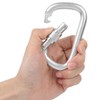 High Load Bearing Master Lock Outdoor Screwgate D shaped Carabiner