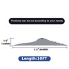 ToLanbbt 10Ft/3.05M Universal Garage Threshold Seal Strip with 300ml Black