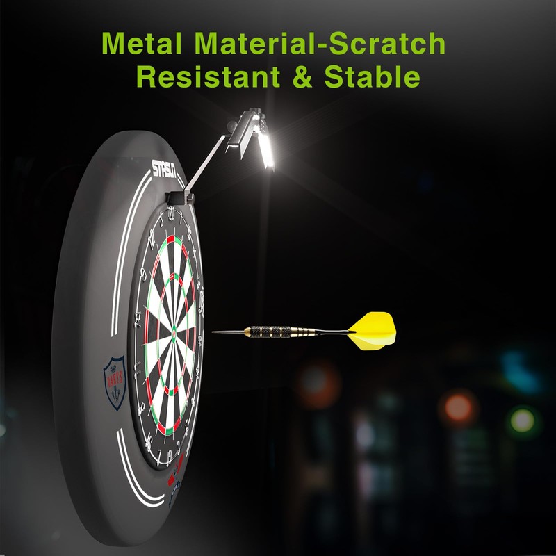 STASUN LED Dartboard Light, Foldable TOR135 Dartboard Lighting System for