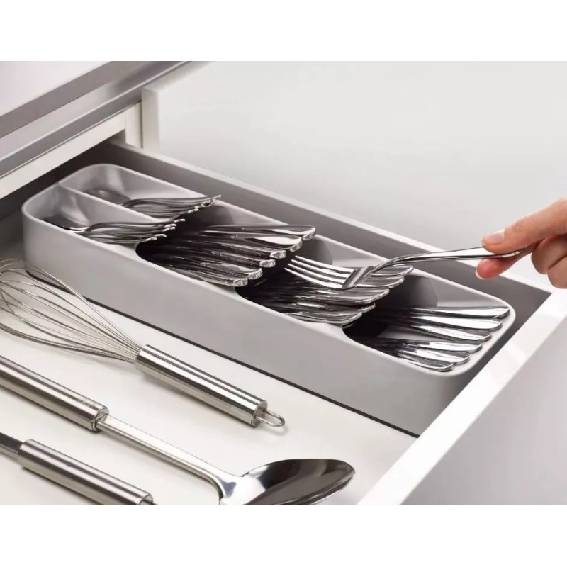 Kuk Organizador De Cubiertos Para Cajón 5 Compartimentos Cocina