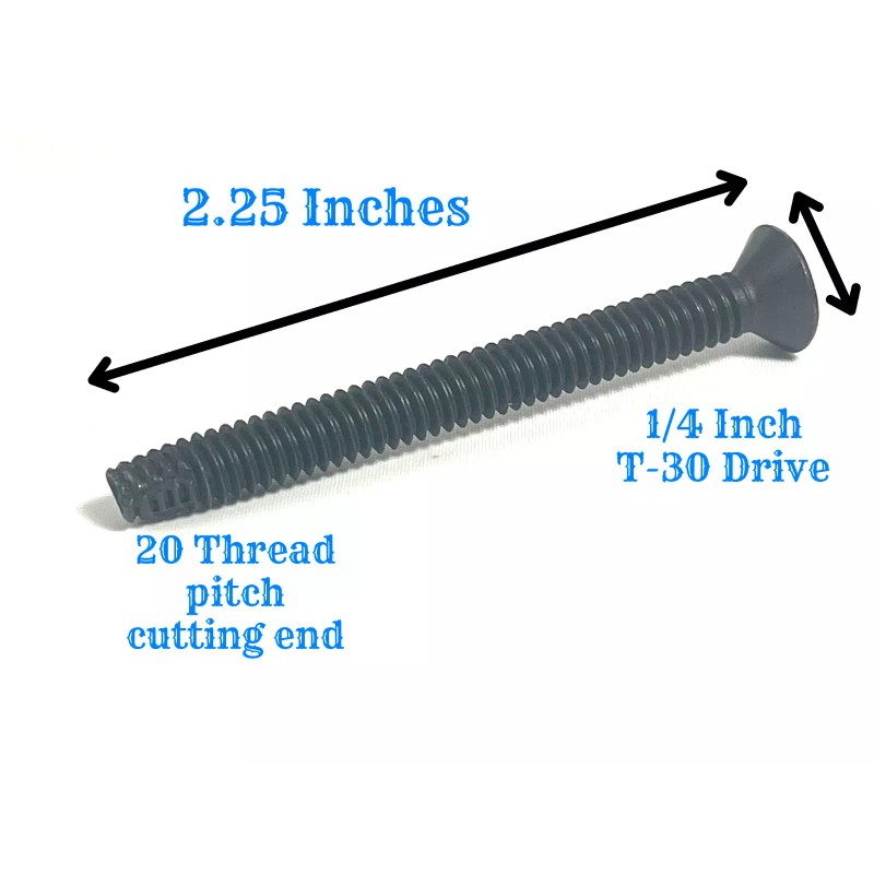 ROOBOO 300 Pack 1/4-20 X 2-1/4" Trailer Floor Cargo Hauler