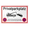Private Parking Sign 1 Piece 30 x 20 cm 2.7