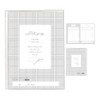 Kamio Japan 202642 PALE GRAY Contact Notebook, A5 with Cover,
