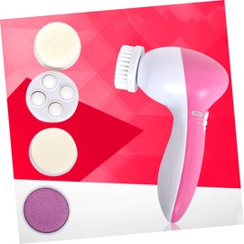 IWOWHERO 1pc Facial Cleansing Brush Deep Pore Cleaning for Men with 5 Brush Heads