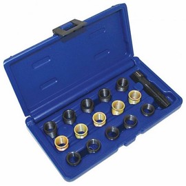 16 Piece Spark Plug Thread Repair Kit tool Suitable 14mm x 1,25 Plugs M16 TAP