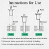 Φ8 x 15, Ball Locking Pins with Button Handle, Push