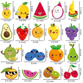 Tutti Fruit Party Decorations 20Pcs Summer Fruit Party Hanging Swirls for Tropical Fruit Party Foil Ceiling Decorations Watermelon Strawberry Orange Themed Party Supplies