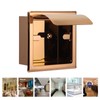 Embedded Style Toilet Paper Holder Stainless Steel Paper Towel Holder