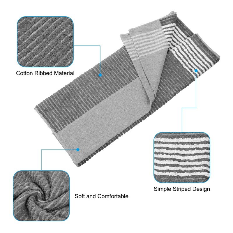 PATIKIL 大型キャディタオル 22" x 44" 2枚 キャディスタイル ゴルフタオル コ ットン