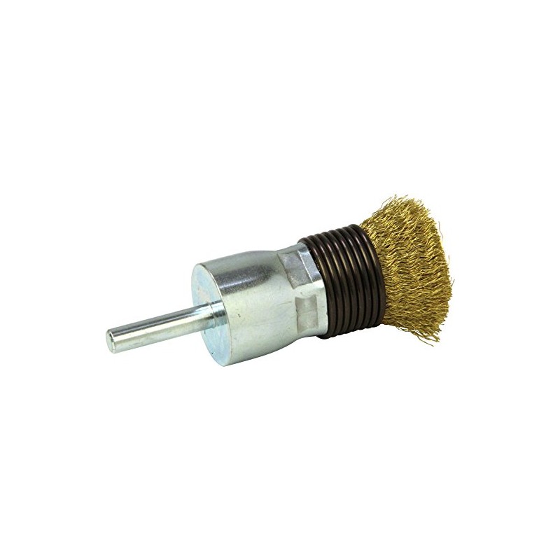 SK11 (SK11) Shaft Diameter 6mm Cylindrical Brass Brush with Shaft