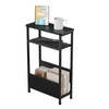 THUMEYE 7.1" Narrow Side Table for Small Spaces, 3 Tier
